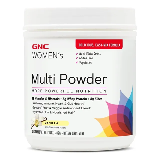 Multivitamínico Women's En Polvo Vainilla Gnc 485 G Vainilla