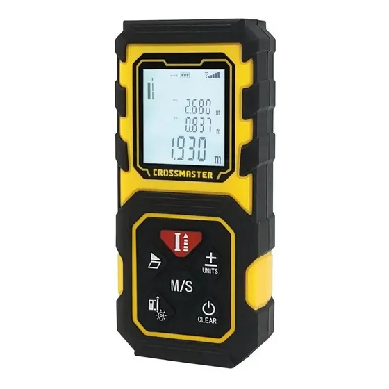 Medidor Distancia Láser 40m Area Volumen Crossmaster 9936164
