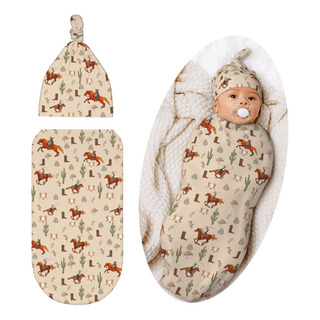 Manta Western Swaddling Para Bebé, Sacos De Dormir, Unisex C Manta Western Swaddling Para Bebé, Sacos De Dormir, Unisex C