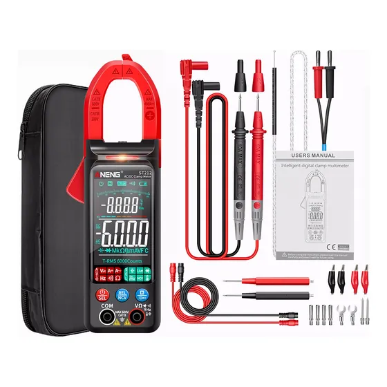 Pinza Amperimetrica Automotriz, Tester Digital, Multimetro 