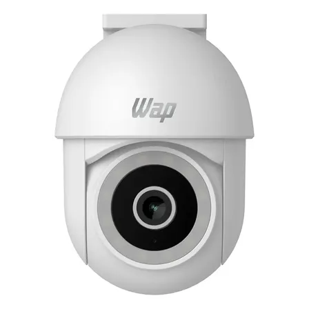 Wap Câmera De Segurança Lens 300, 360 Graus, Áudio Bidirecional Com Cancelamento De Eco E À Prova Dágua, 5w 5v Branco