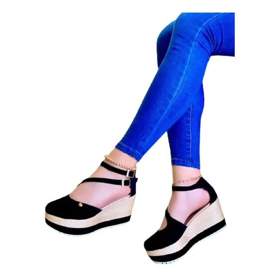 Bellos Zapato De Plataforma Casual Damas Mujer Colombianos