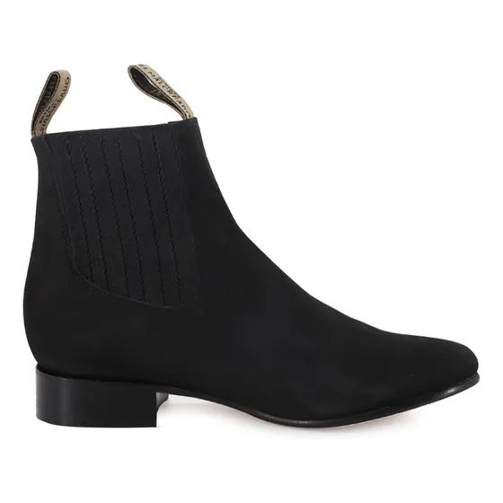 Botin Charro De Piel