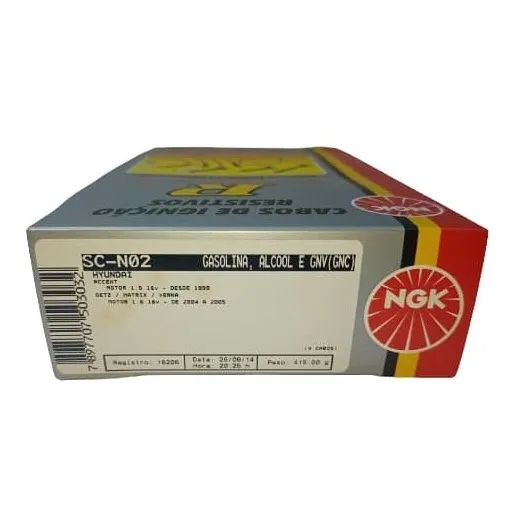 Cable Bujia Ngk Hyundai Accent 1.5 16v Getz 1.6  Ngk Sc-n02