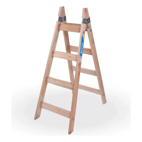 Escalera Alpina Madera 4 Escalones