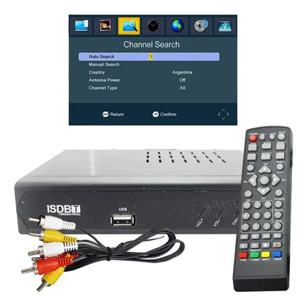 Decodificador De Señal Digital Hdtv-tv Alta Def. Fastlink