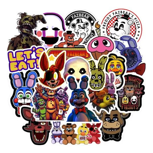 Five Nights At Freddys 50 Stickers Five Nights At Freddys