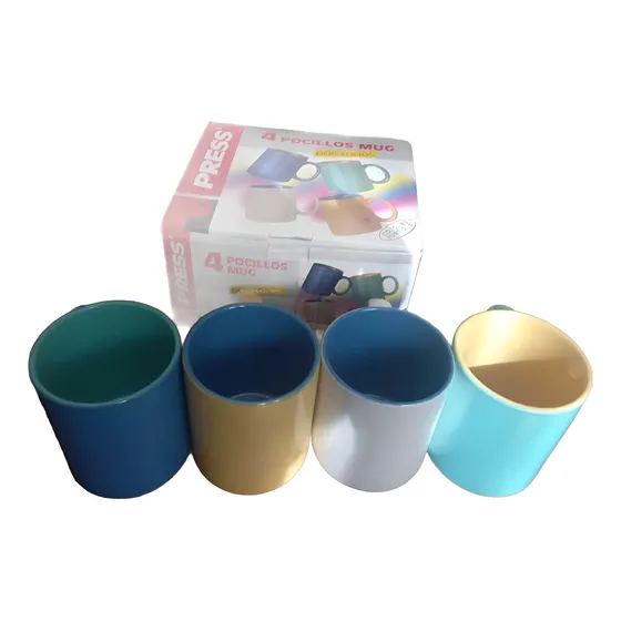 Juego De 4 Pocillos ( Mug )