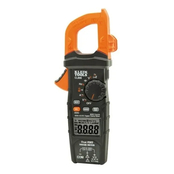 Multimetro Gancho Trms 600a Ca/cd Cl2000/cl800 Klein 