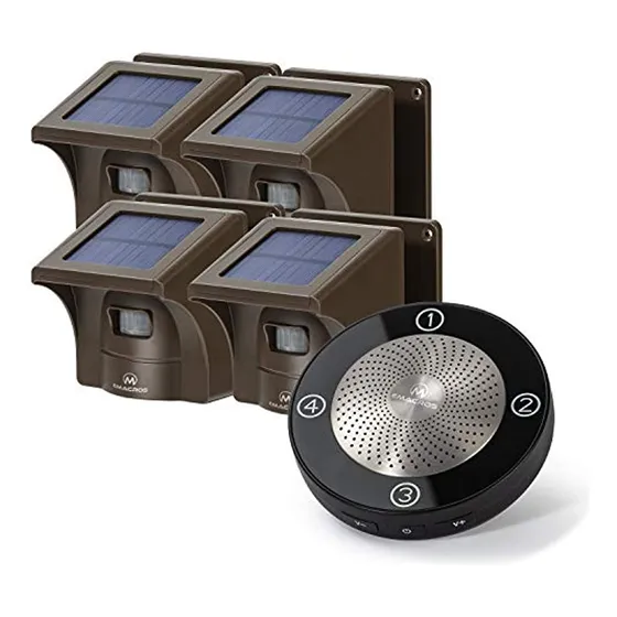 1/2 Milla De Largo Alcance Solar Inalámbrico Alarma De Entra