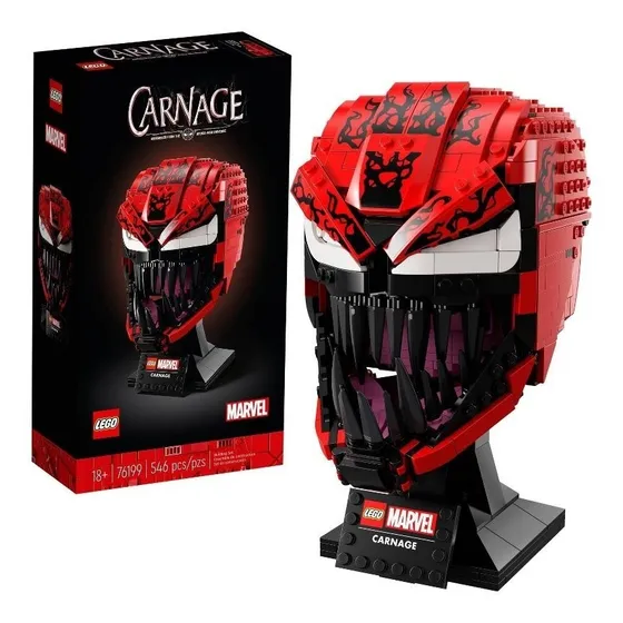 Kit De Construcción Lego Marvel Spiderman Carnage 76199 Cantidad De Piezas 546 546 Carnage