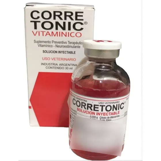 2 Frascos  Corretonic  Neuroestimulante Cavalos De Corrida