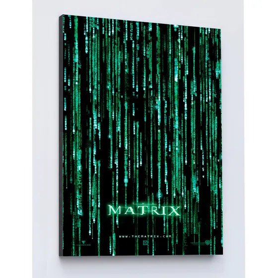 Cuadro Retablo En Madera Mdf Película Sci Fi - The Matrix -