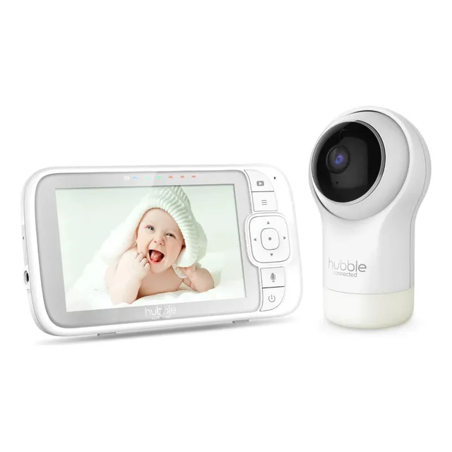 Monitor De Video 5  Para Bebés Hubble Nursery View Pro Wi-fi