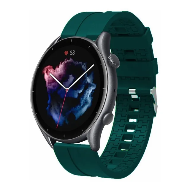 Correa Deportiva Calidad Premium Para Amazfit Gtr 3/ 3 Pro Verde Musgo 2.2 Cm