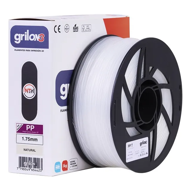Filamento 3d Pp-t Grilon3 De 1.75mm De 1kg - Joled Color Natural