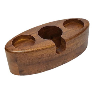 Soporte De Filtro De Café De Madera De Nogal, Soporte 58 Mm Soporte De Filtro De Café De Madera De Nogal, Soporte 58 Mm