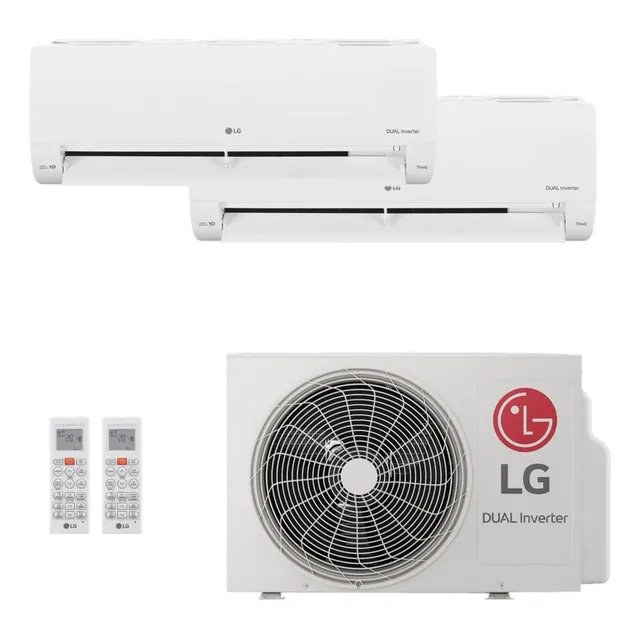 Ar-condicionado Bi-split Hw LG Inverter Voice 2x9 R32 Fr 220