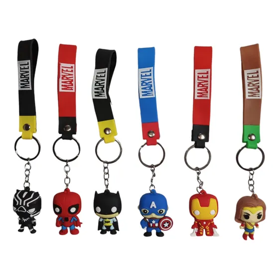 Marvel Dc Heroes Iron Man Capi Llavero X 6 Piñatas Sorpresas