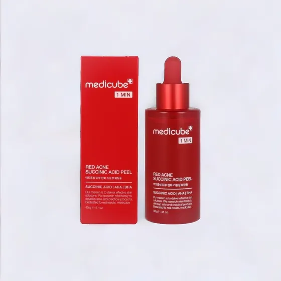 Medicube Red Acné Succinic Acid Peel Peeling Domiciliario40g Acneica Noche