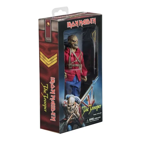 Figura de Neca Eddie The Trooper Retro Rock Iron Maiden