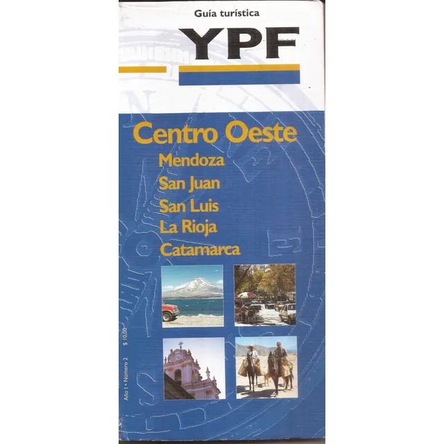 Guia Turistica Ypf Centro Oeste Mendoza San Juan Etc