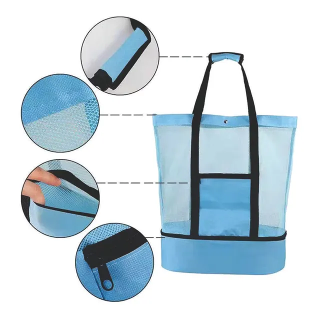 Bolso De Playa Malla