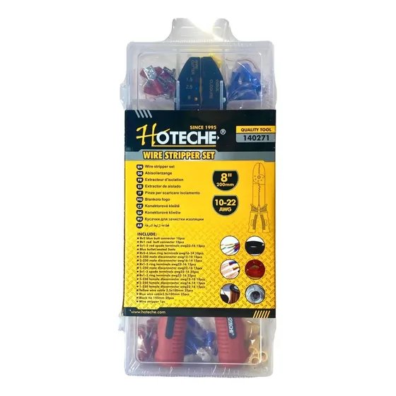 Pela Cable Con Juego De Conectores Hoteche
