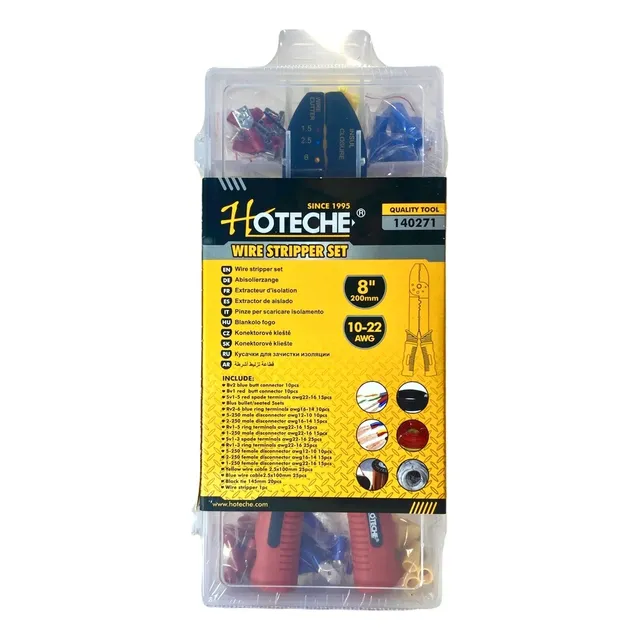 Pela Cable Con Juego De Conectores Hoteche