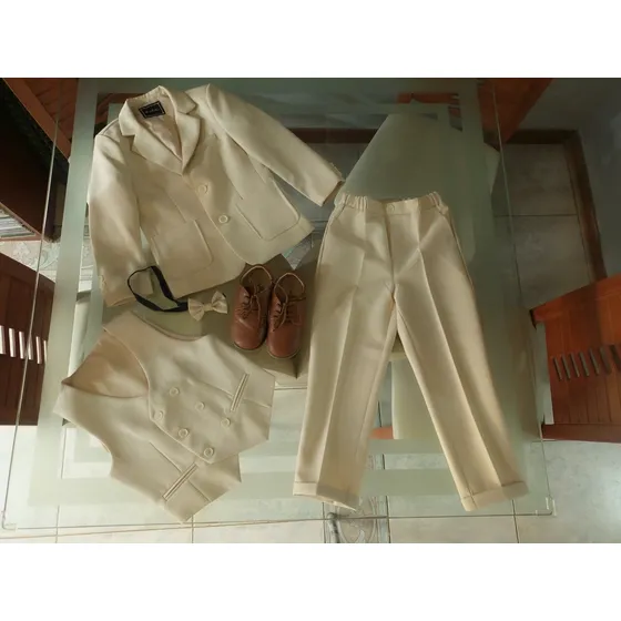 Traje Para Niño. Talla 6 (con Zapatos)