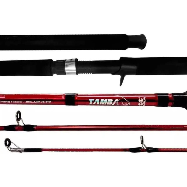 Vara Pesca Pesqueiro Tamba 1,83m 80lb Para Carretilha Maruri Cor Vermelho