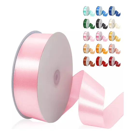 Rollo Liston Satinado Para Decoracion Ancho 4 Cm 91 Metros