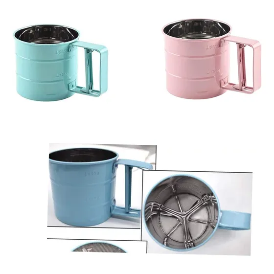 Cernidor De Harina Tamizador Acero Inox. 250g. Acero Inox