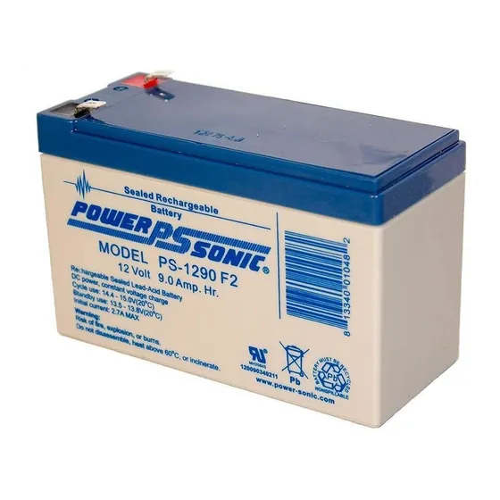 Bateria Respaldo Para No Break Power Sonic Ps1290 F2 12v 9ah