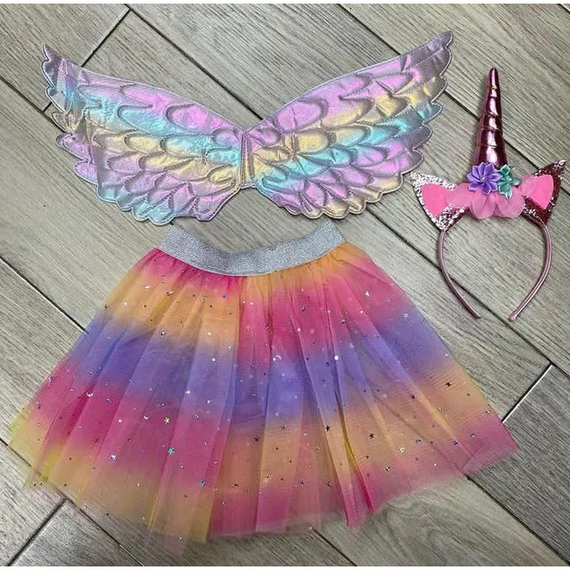 Disfraz Niña Unicornio Bailarina Hada Carnaval Halloween 