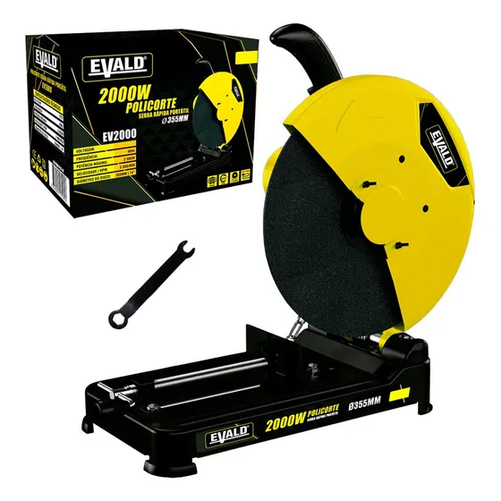 Serra Rápida Policorte Portátil 2000w 14 Pol Ev2000 Evald 220V