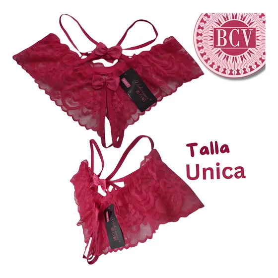 Panty De Encaje Lencería Femenina Sexy - Valencia