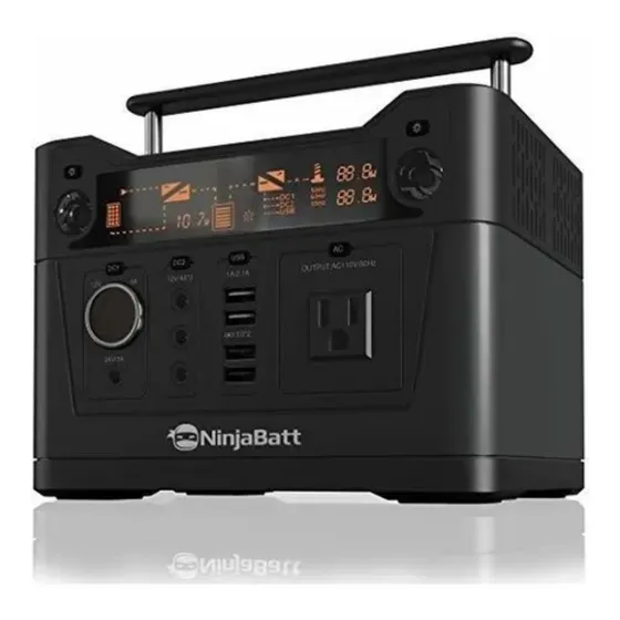 Ninjabatt 300w Generador Solar Estación De Energía Portátil
