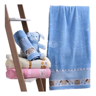 Toalha De Banho 100% AlgodĂŁo Infantil Personagens Kids Baby Toalha De Banho 100% AlgodĂŁo Infantil Personagens Kids Baby