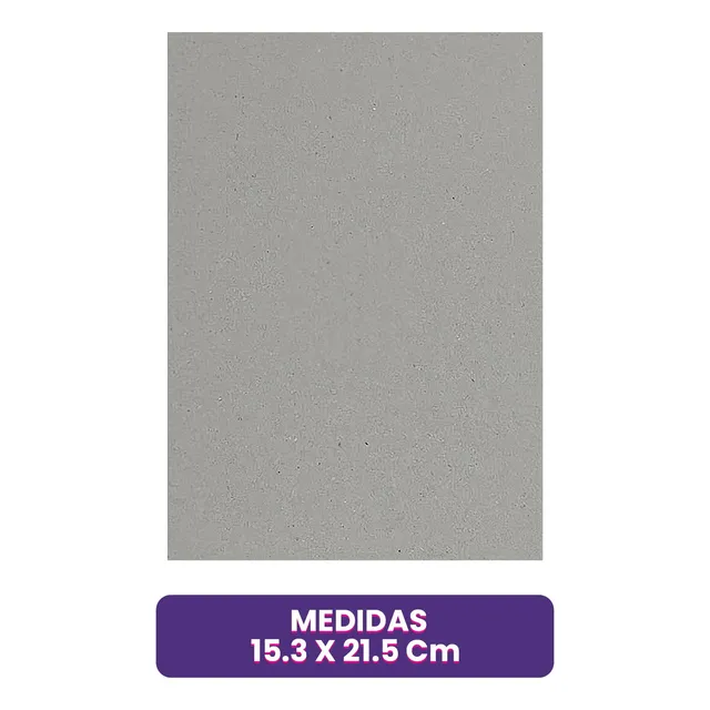 Cartón Piedra 1.5 Mm Gr A5+ (15.3 X 21.5 Cm) 100 Hojas