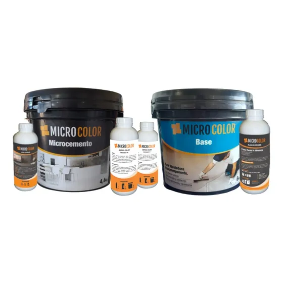 Kit Microcemento + Kit Base Niveladora Completo 4m2