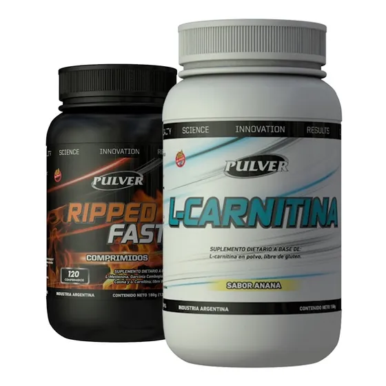 Quemador Grasas Abdominal Ripped Fast Carnitina Pulver Dieta