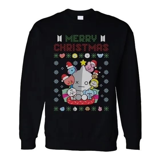 Sudadera Anime Navidad Ugly Christmas Sweater Bts 01