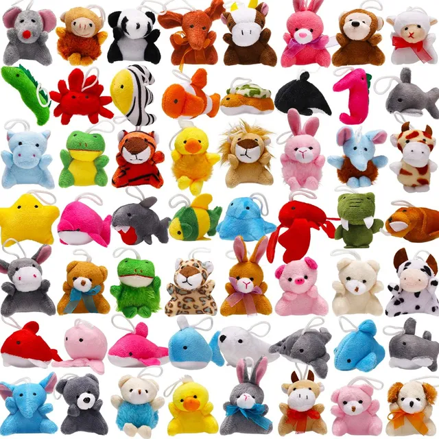 56 Pack Mini Juguetes De Peluche A Granel, Pequeño Juego De 