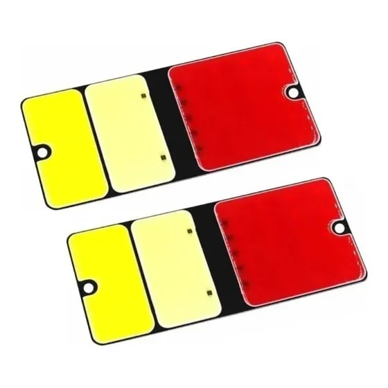 2 Faros Trasero Led Camión Acoplado Trailer 12v Extrachato