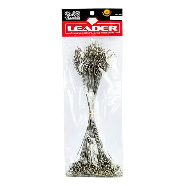 Chicote Leader Empate Girador Nickel Marine 9 60lb C/ 30un