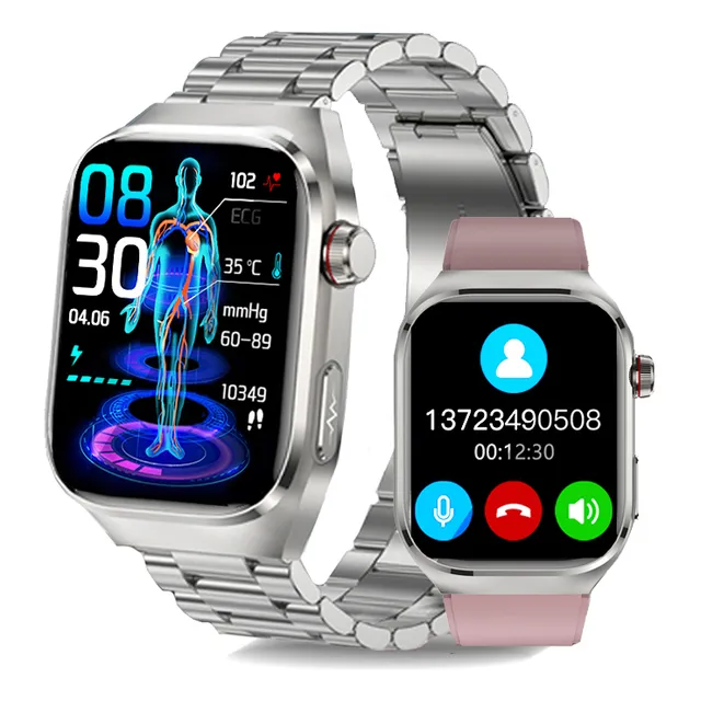 Reloj Inteligente Hombres Y Mujer Glucemia Ecg Smart Watch