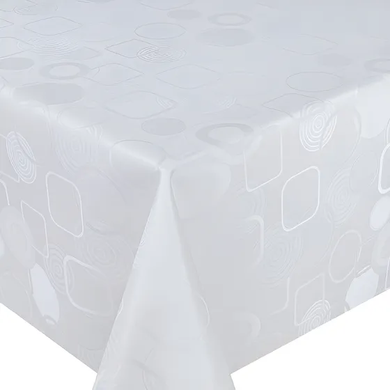 Toalha Mesa Impermeável Térmico 6 Lugares Geométrico 1,4x2m