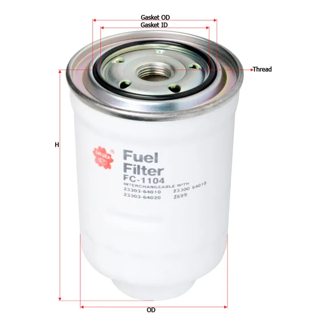 Filtro Gasoil Mitsubishi L200 Iv (kb_t, Ka_t) 2.5 Td Diesel 