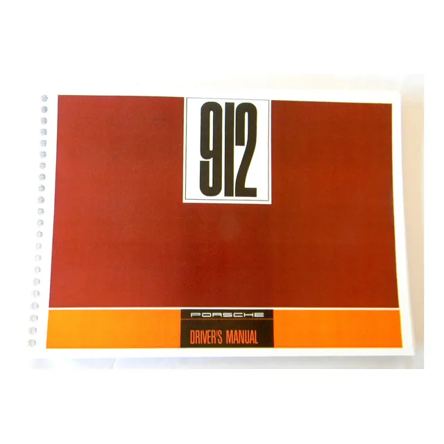 Porsche Manual Dueño Reimpresion Fabrica